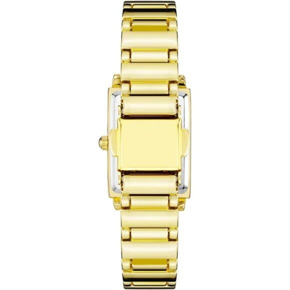 Anne Klein Gold Bracelet Watch Champagne Dial Womens Dress Link Timepiece - Picture 3 of 5